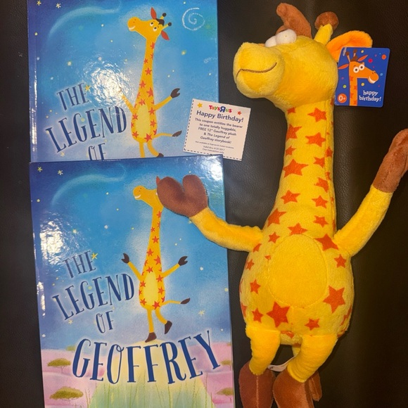Toys ''R'' Us Other - Geoffrey Giraffe Plush with Storybook
